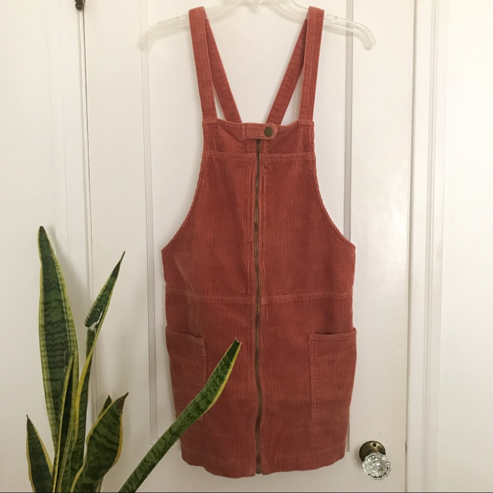 Forever 21 Coral corduroy Jumper